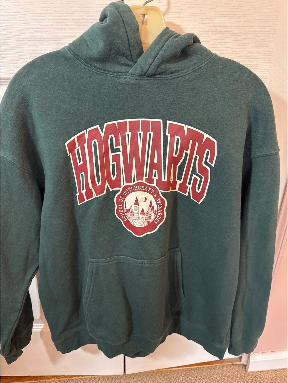 Harry Potter x H&M Hogwarts Green Hoodie Sweatshirt